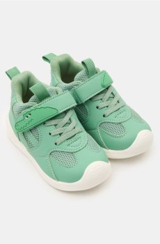 Снікерси зі шкіряною устілкою - світло-зелений