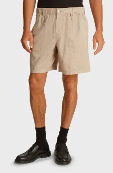 Мужские бежевые шорты LINEN Бежевый 29 Calvin Klein Jeans J30J327300