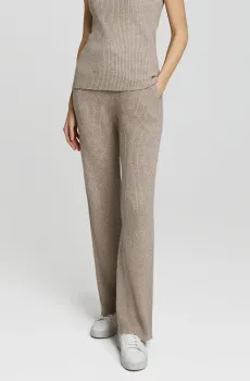 Женские бежевые кашемировые брюки Бежевый 42 MARC&ANDRE W23-00CH0610