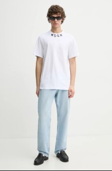 Хлопковая футболка MSGM