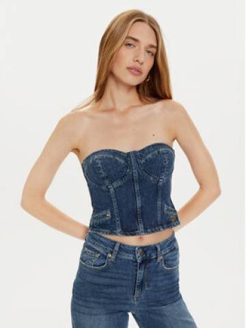 Guess Топ W4PH0T D5JT1 Cиній Slim Fit Guess Топ W4PH0T D5JT1 Cиній Slim Fit