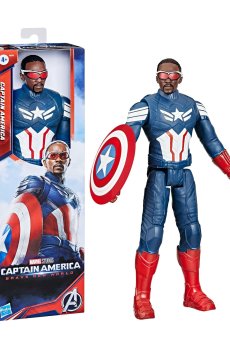 Игровая фигурка Marvel Toys Titan Hero Captain America Brave New World Капитан Америка, от 4 лет, 30 см (F9276)