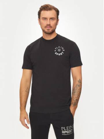 Plein Sport Футболка AADC MTK7940 STE001N Чорний Regular Fit Plein Sport Футболка AADC MTK7940 STE001N Чорний Regular Fit