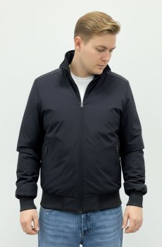 Бомбер с воротником-стойкой в синем цвете AS-130-campus-navy
