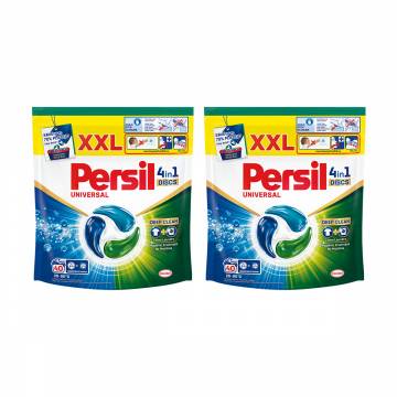 Диски для стирки Persil Universal 4 in 1 Discs Deep Clean, 80 стирок, 2*40 шт Диски для стирки Persil Universal 4 in 1 Discs Deep Clean, 80 стирок, 2*40 шт