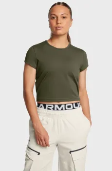 Женская зеленая футболка Meridian Baby Tee Зеленый S Under Armour 1387729-390