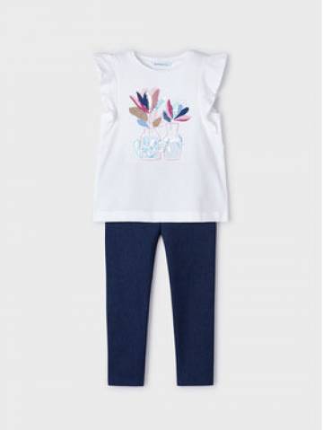 Mayoral Набір футболка та легінси 3703 Cиній Slim Fit Mayoral Набір футболка та легінси 3703 Cиній Slim Fit