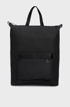 Мужской черный рюкзак CK EST. NYLON TOP ZIP BP Черный ONESIZE Calvin Klein K50K512709