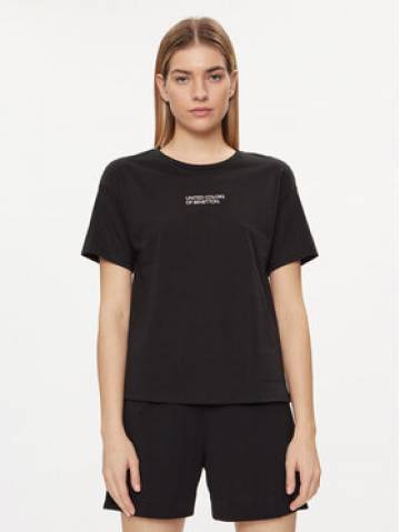 United Colors Of Benetton Сорочка-піжама 30963M04R Чорний Regular Fit United Colors Of Benetton Сорочка-піжама 30963M04R Чорний Regular Fit