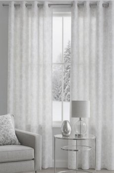 Штора із зимовим візерунком - різнобарвний