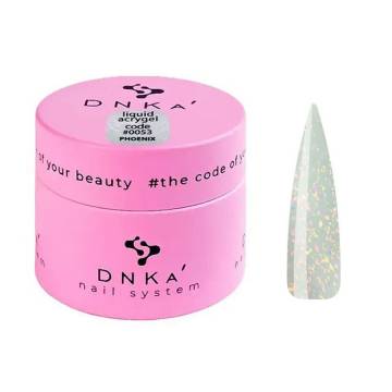 Жидкий акрил-гель для ногтей DNKa Liquid Acrygel 0053 Phoenix, 15 мл