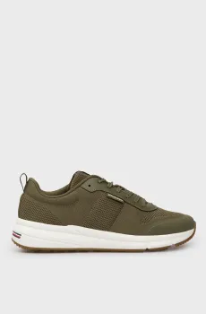 Мужские оливковые кроссовки LIGHTWEIGHT MODERN KNIT RUNNER Оливковый 41 Tommy Hilfiger FM0FM05326