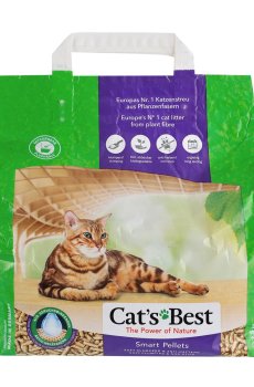 Древесный наполнитель для кошачьего туалета Cats Best Smart Pellets, 2.5 кг