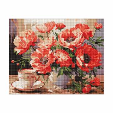Алмазная мозаика Ideyka Букет с маками, 40*50 см (AMO7988) Алмазная мозаика Ideyka Букет с маками, 40*50 см (AMO7988)