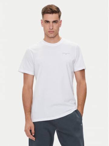 Tommy Jeans Футболка Linear Chest DM0DM18555 Білий Slim Fit Tommy Jeans Футболка Linear Chest DM0DM18555 Білий Slim Fit