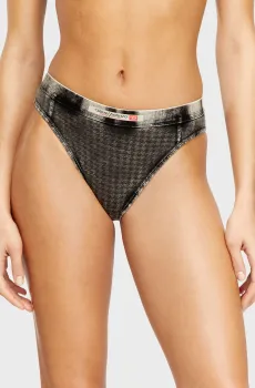 Женские черные трусики с узором CLODIA-DNM Черный M Diesel A17540 0EGCL