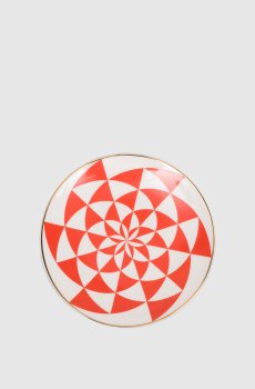 Белое фарфоровое блюдце Oracle