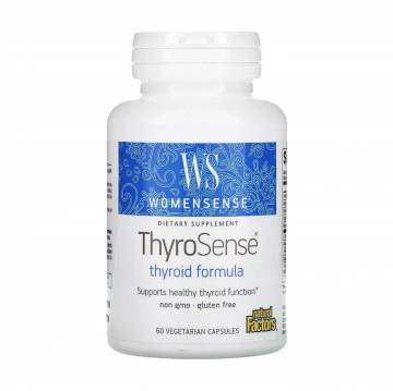 Поддержка щитовидной железы Natural Factors WomenSense ThyroSense, 60 капсул Поддержка щитовидной железы Natural Factors WomenSense ThyroSense, 60 капсул