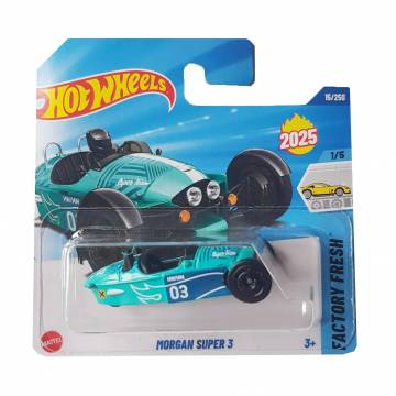 Базовый автомобиль Hot Wheels Morgan Super 3, светло-зеленый, от 3 лет, 11*3.5*11 см (5785) Базовый автомобиль Hot Wheels Morgan Super 3, светло-зеленый, от 3 лет, 11*3.5*11 см (5785)