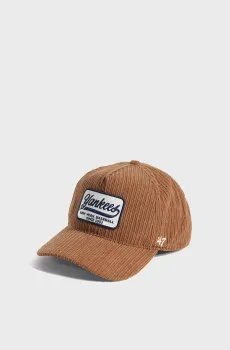 Коричневая вельветовая кепка CORD PATCH HITCH RF NEW YORK Y Коричневый ONESIZE 47 Brand 15121362
