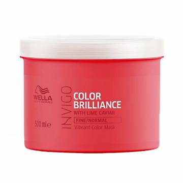 Маска Wella Professionals Invigo Color Brilliance для яркости окрашенных нормальных и тонких волос, с лаймовой икрой, 500 мл Маска Wella Professionals Invigo Color Brilliance для яркости окрашенных нормальных и тонких волос, с лаймовой икрой, 500 мл