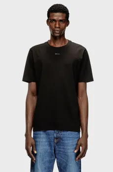 Мужская черная футболка T-ADJUST-V6 Черный XL Diesel A21654 0NIAX