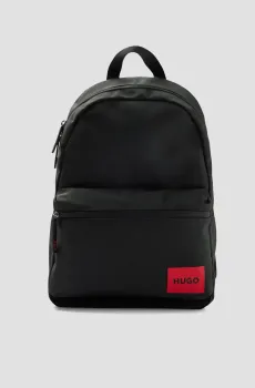 Мужской черный рюкзак Черный ONESIZE HUGO 50455562;002