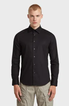 Мужская черная рубашка Черный XL G-Star RAW D19088,2202