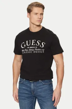 Мужская черная футболка Черный XL Guess M5RI43.K9RM1;JBLK