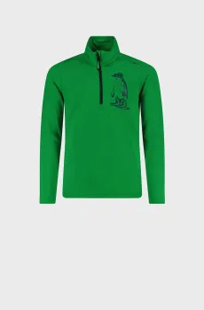 Детская зеленая спортивная кофта SWEAT DRY FUNCTION Зеленый 140 CMP 35L0594-E265