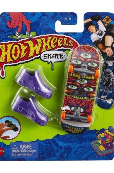 Игровой набор Hot Wheels Скейт и обувь для пальчиков, Tantrum, фиолетовый, от 5 лет (HGT46)