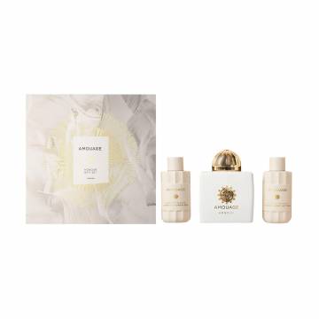 Парфюмированный набор женский Amouage Honour (парфюмированная вода, 100 мл + лосьон для тела, 60 мл + гель для душа, 60 мл) Парфюмированный набор женский Amouage Honour (парфюмированная вода, 100 мл + лосьон для тела, 60 мл + гель для душа, 60 мл)