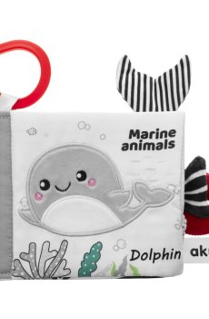 Мягкая сенсорная книжечка Akuku Marine Animal, с рождения (A0480)