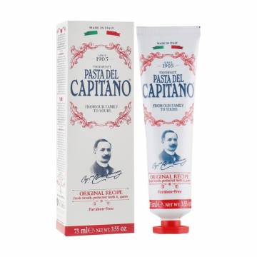 Зубная паста Pasta del Capitano Original Recipe Toothpaste Оригинальный рецепт, 75 мл Зубная паста Pasta del Capitano Original Recipe Toothpaste Оригинальный рецепт, 75 мл