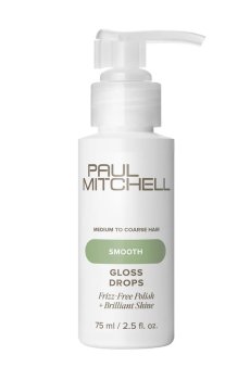 Сверкающие капли Paul Mitchell Smoothing Gloss Drops для стойкого блеска и фиксации волос, 75 мл