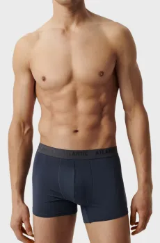 Мужские темно-серые боксеры Серый M Atlantic MH-1199