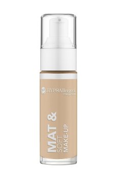 Тональный матирующий флюид для лица Bell HypoAllergenic Mat & Soft Make-Up, 01 Light Beige, 30 г
