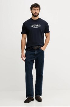 Хлопковая футболка Guess