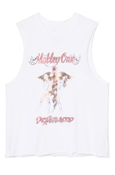 Cropp - Біла футболка з принтом Mötley Crüe - білий