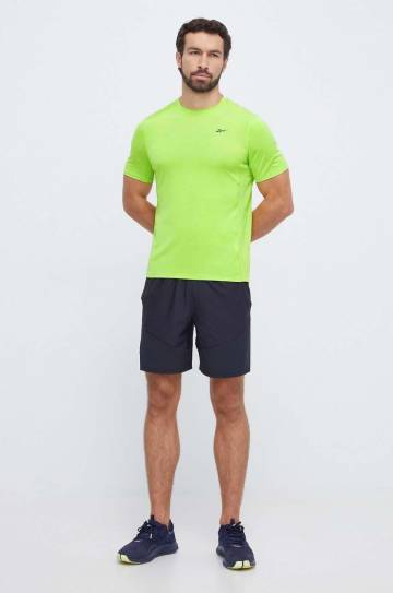 Футболка для тренинга Reebok Activchill цвет зелёный однотонна Футболка для тренинга Reebok Activchill цвет зелёный однотонна