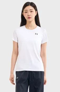 Женская белая футболка Tech SSC Белый L Under Armour 1384231-100