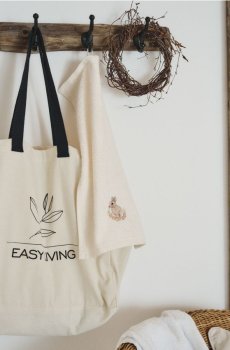 Набір великодніх бавовняних рушників із зайчиком 2 шт. - різнобарвний