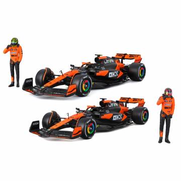 Автомодель Bburago Racing McLaren MCL38 з фігуркою в асортименті (18-28040)