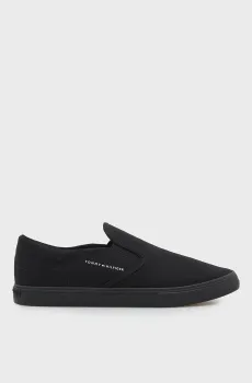 Мужские черные слипоны VULC CORE Черный 41 Tommy Hilfiger FM0FM05689