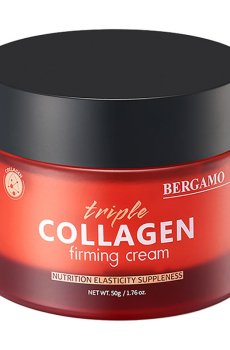 Укрепляющий крем для лица Bergamo Triple Collagen Firming Cream с тройным коллагеном, 50 г