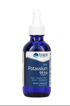 Калий Trace Minerals Ionic Potassium 99 мг, в жидкости, 59 мл