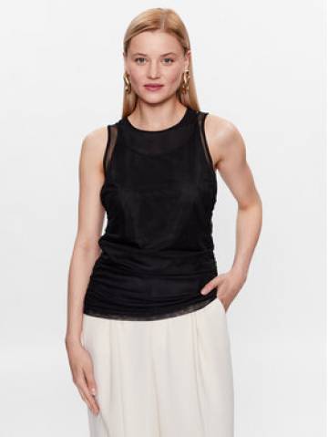 DKNY Топ P3BH7RJA Чорний Regular Fit DKNY Топ P3BH7RJA Чорний Regular Fit
