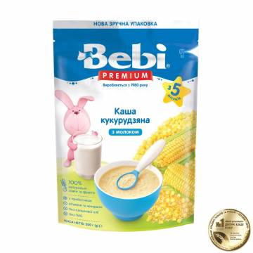 Детская молочная каша Bebi Premium Кукурузная, от 5 месяцев, 200 г Детская молочная каша Bebi Premium Кукурузная, от 5 месяцев, 200 г