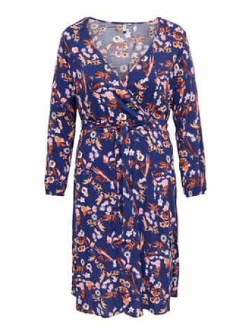 ONLY Carmakoma Сукня 15284918 Голубий Regular Fit ONLY Carmakoma Сукня 15284918 Голубий Regular Fit