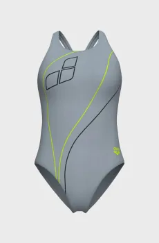 Женский серый купальник Серый 44 Arena 009022-520